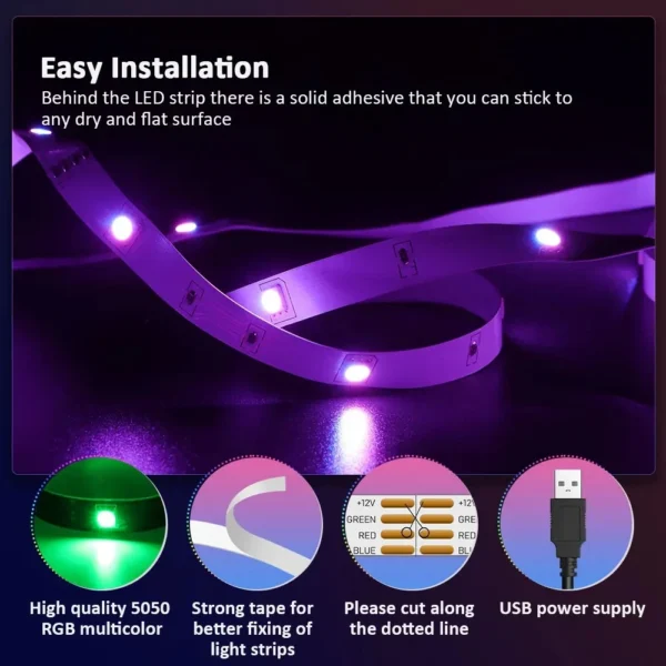 Smart LED Strip Lights - Image 3
